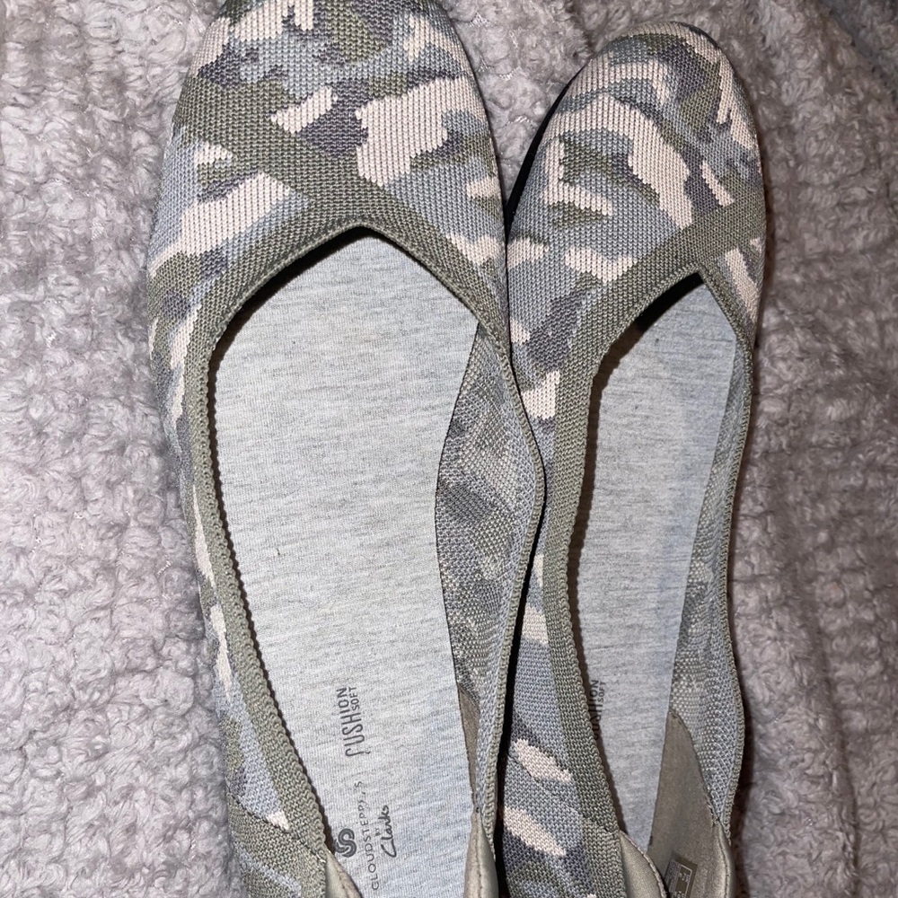 Clarks Ballet Flats Camo 10W